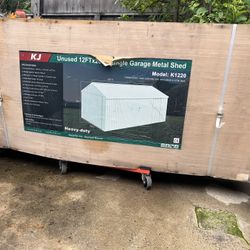 12FTx20FT Single Metal Garage 