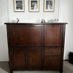 Pottery Barn Desk with Storage and File Cabinet 