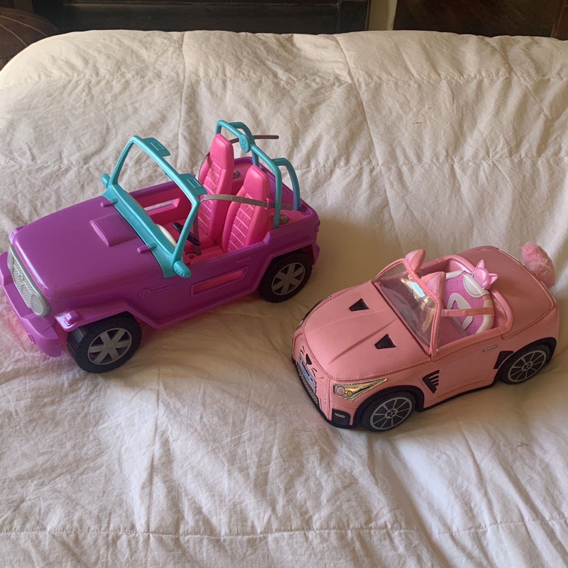 Barbie Jeep & LOL Na Na Na Surprise Car