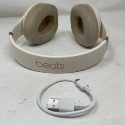 Beats Studio3 Wireless Over-Ear Headphones Porcelain Rose Gold Need Pads Check