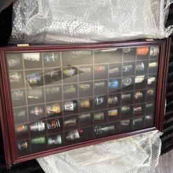 Finish cherry wood shot glass collection