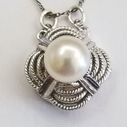 Pearl Pendant Silver