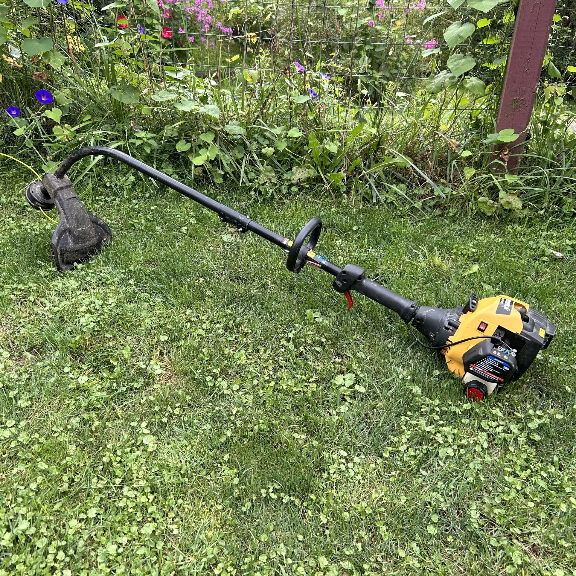 Bolens BL110 Weed Eater Trimmer Whacker Yellow Works Tested