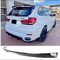 14-18 BMW X5 F15 Gloss Black Rear Tailgate Middle Trunk Spoiler