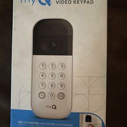 My Q.  Smart Garage Video Keypad