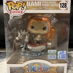 Funko Pop! Rides One Piece #128 Nami With White Hobby Horse