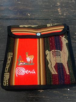 Peruvian Peru 🇵🇪 square bag with straps / bright colors