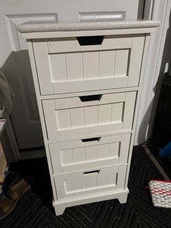 4-Drawer Bathroom Storage Cabinet