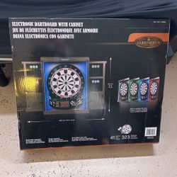 Electronic Dartboard With Cabinet