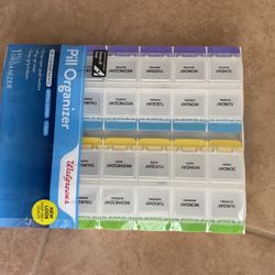 Extra large Pill Organizer With Push Buttons  Size Larger Extra Large