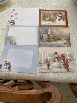 NEW CHRITSMAS CARDS AT $O.50 EACH.  BUNDLE AT $0.39 FOR  53 CARDS  $20 . DIFFERENT DESIGNS. 5 1/2” X  7 1/2” IN ENGLISH . SALE IN MÍAMI  BEACH , FLA