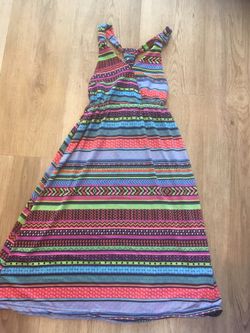 Little girls long summer dress size 4