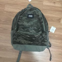 Camo PINK BACK PACK W Tags 