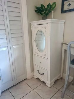Wooden dresser/ vanity/ storage