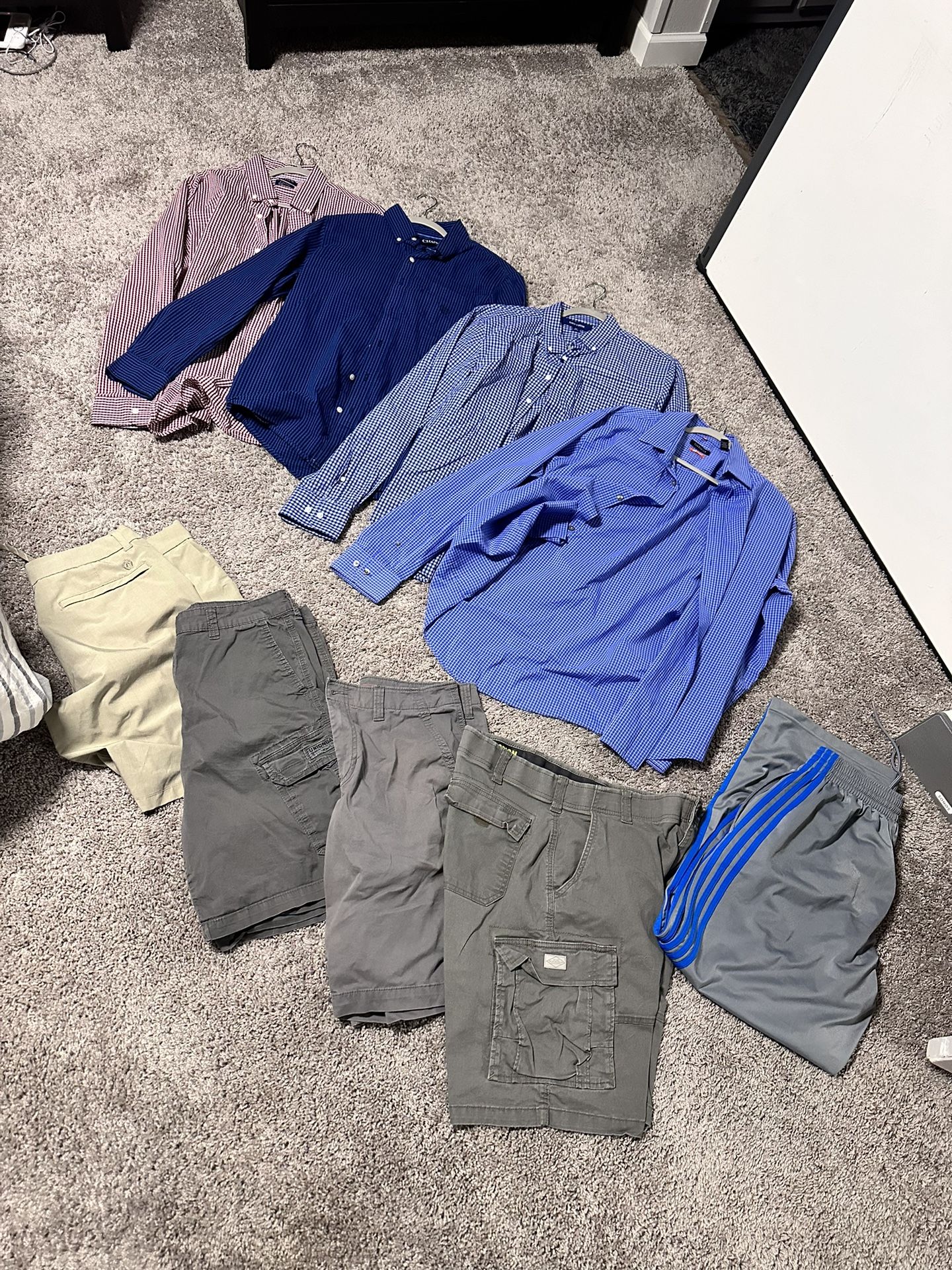 Medium And Large Chaps Ralph Lauren Polo Shirts, Adidas Pants