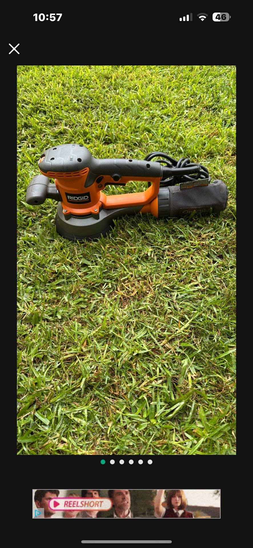 Rigid R2611 sander great condition $50