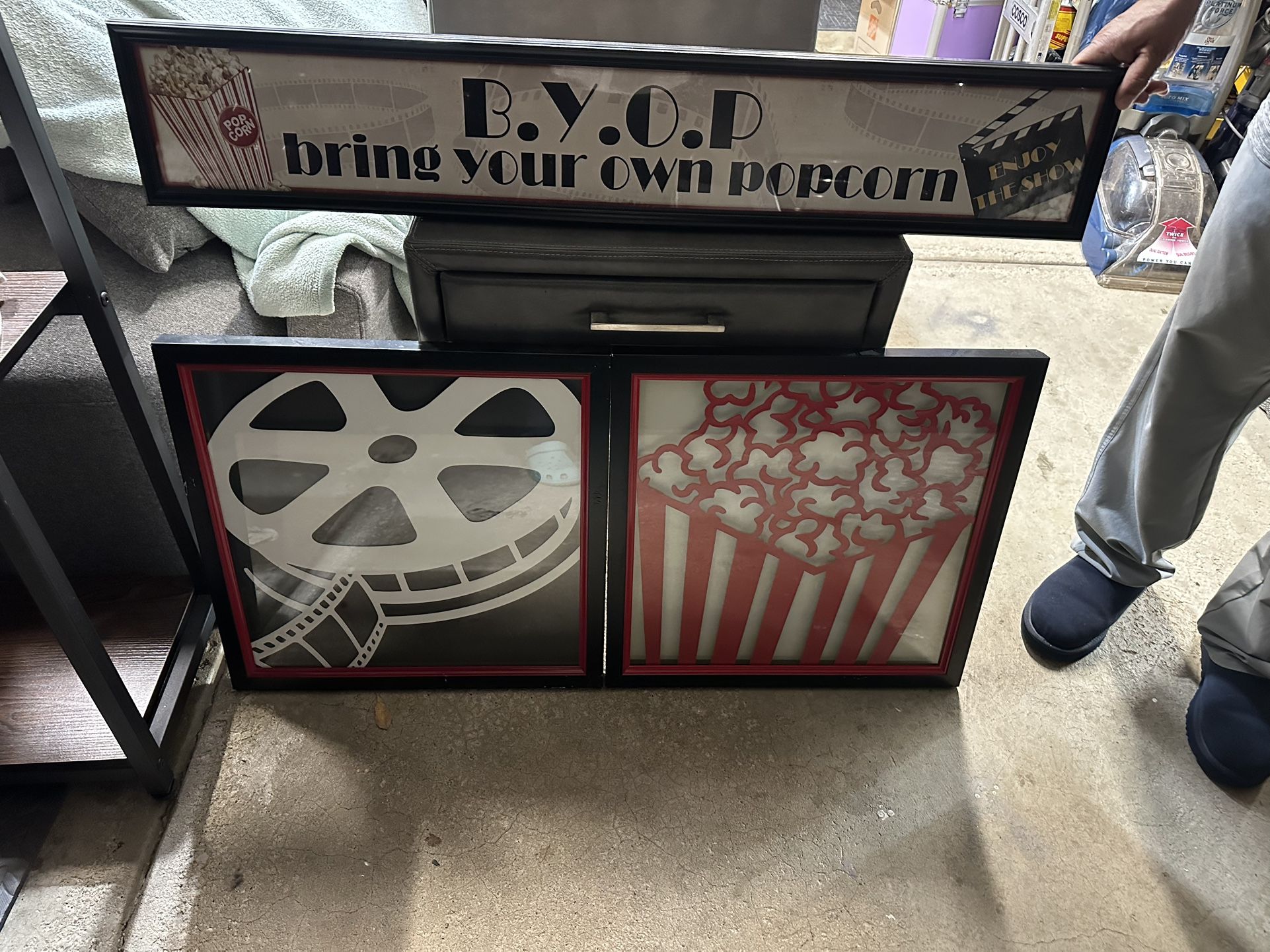 Family Room/Theater Room Picture Frames Good Condition