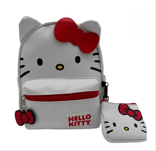 NEW Hello Kitty Mini Signature Sanrio Backpack With Coin Purse exclusive!