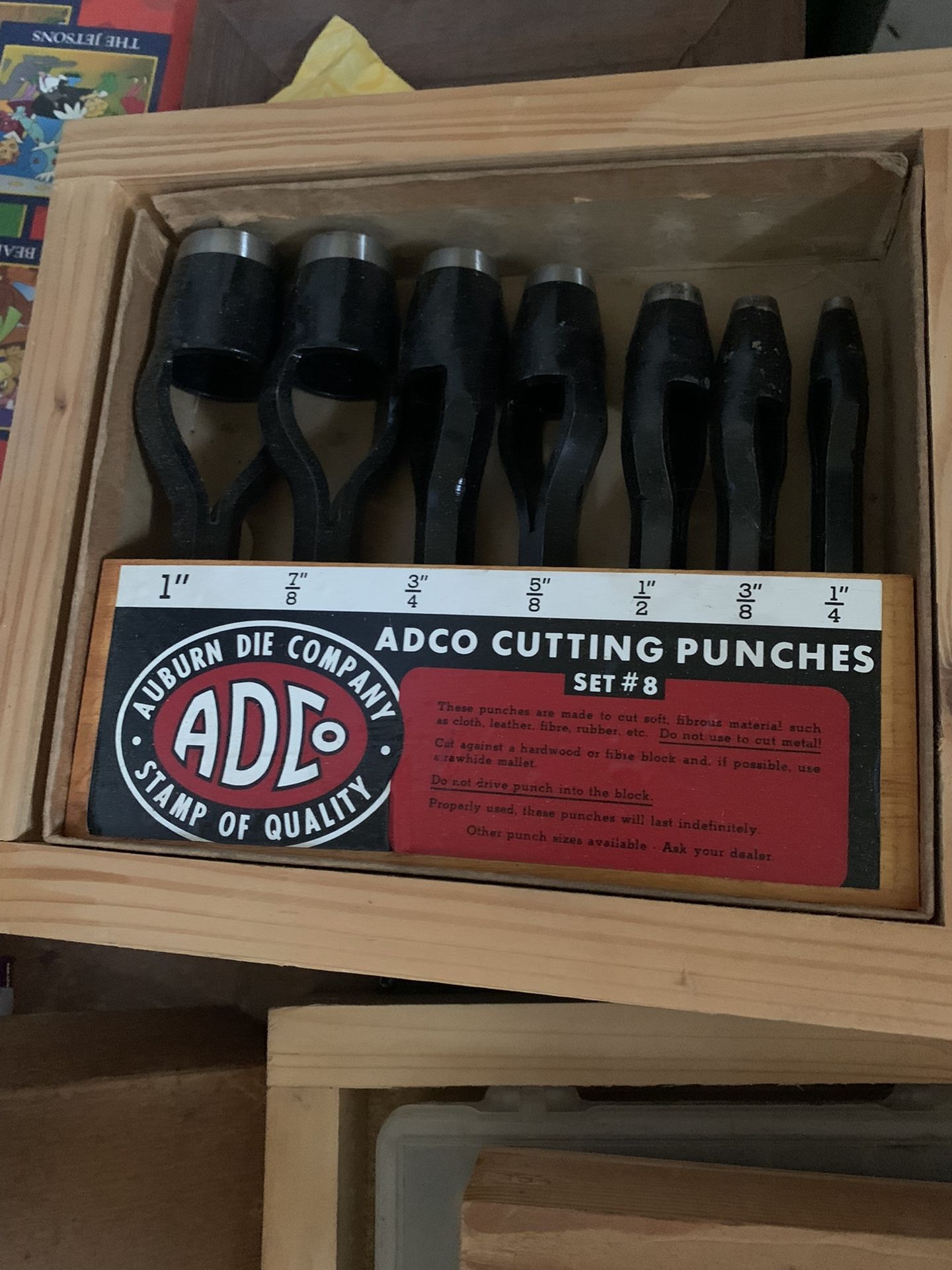 ADCO Cutting Punches - Used