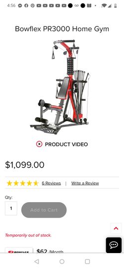 Brand new bowflex home gym