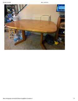 Kitchen Table & 6 chairs