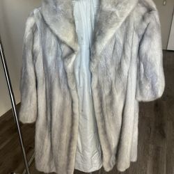 Women’s 60’s Cerulean Mink Coat 