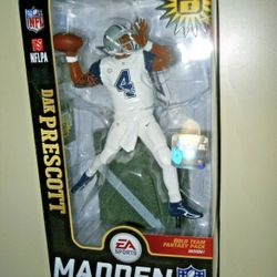 DAK PRESCOTT ( 2019 ) NFL MADDEN ( EXCLUSIVE ) McFARLANE COWBOYS ACTION FIGURE