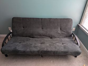 Metal frame futon
