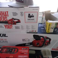 SKIL PWR CORE 40 Brushless 40V 14 in. Chainsaw Kit