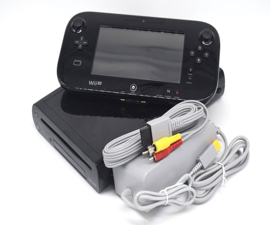 Wii U Console And Interactive Controller