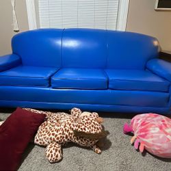 Vintage Blue Couch 