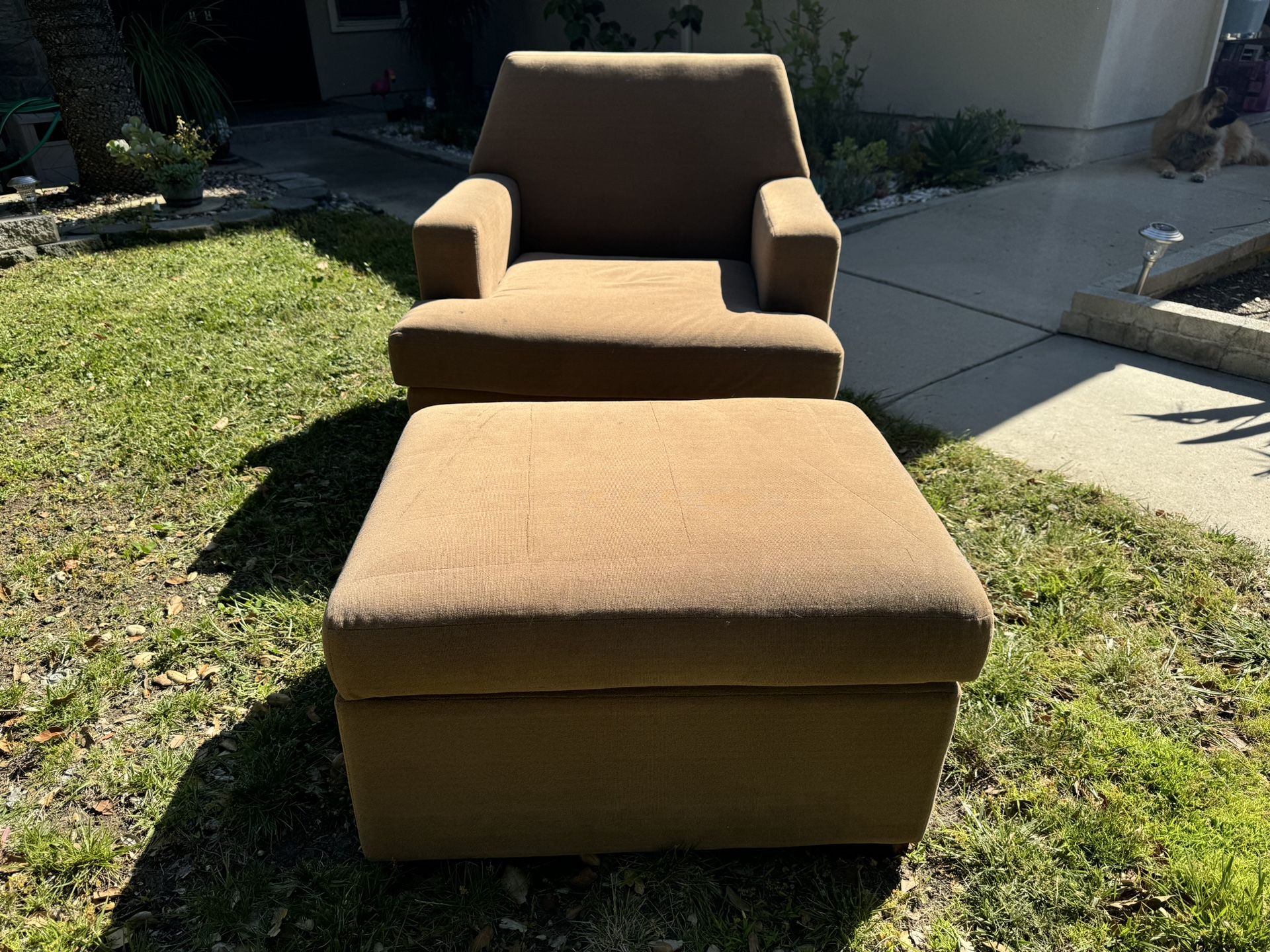 Sofa Chair With Ottoman