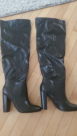 High black boots