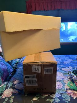 Foam for reupholster couch NEW SEALED BOX 2 pieces out of box