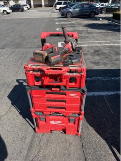 Milwaukee packouts with tools (see description)