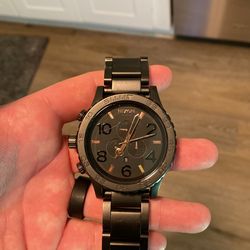 Nixon 51-30 BLACK/ROSE GOLD