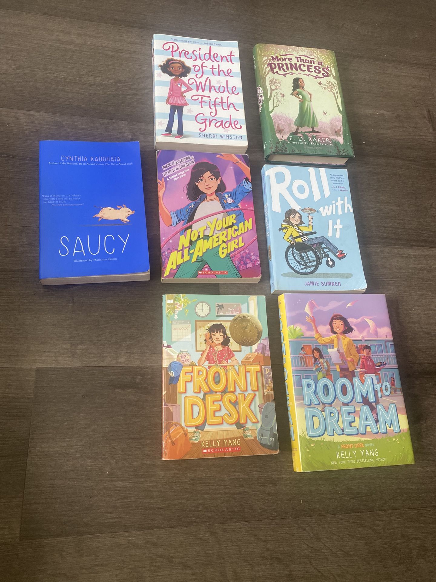 Set of 7 new/good condition books. Can buy as whole or separately!