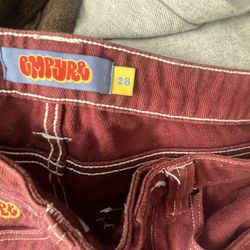 Levis and emprye pants baggy