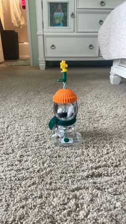 Starbucks Peanuts Snoopy Glass Cup with Straw