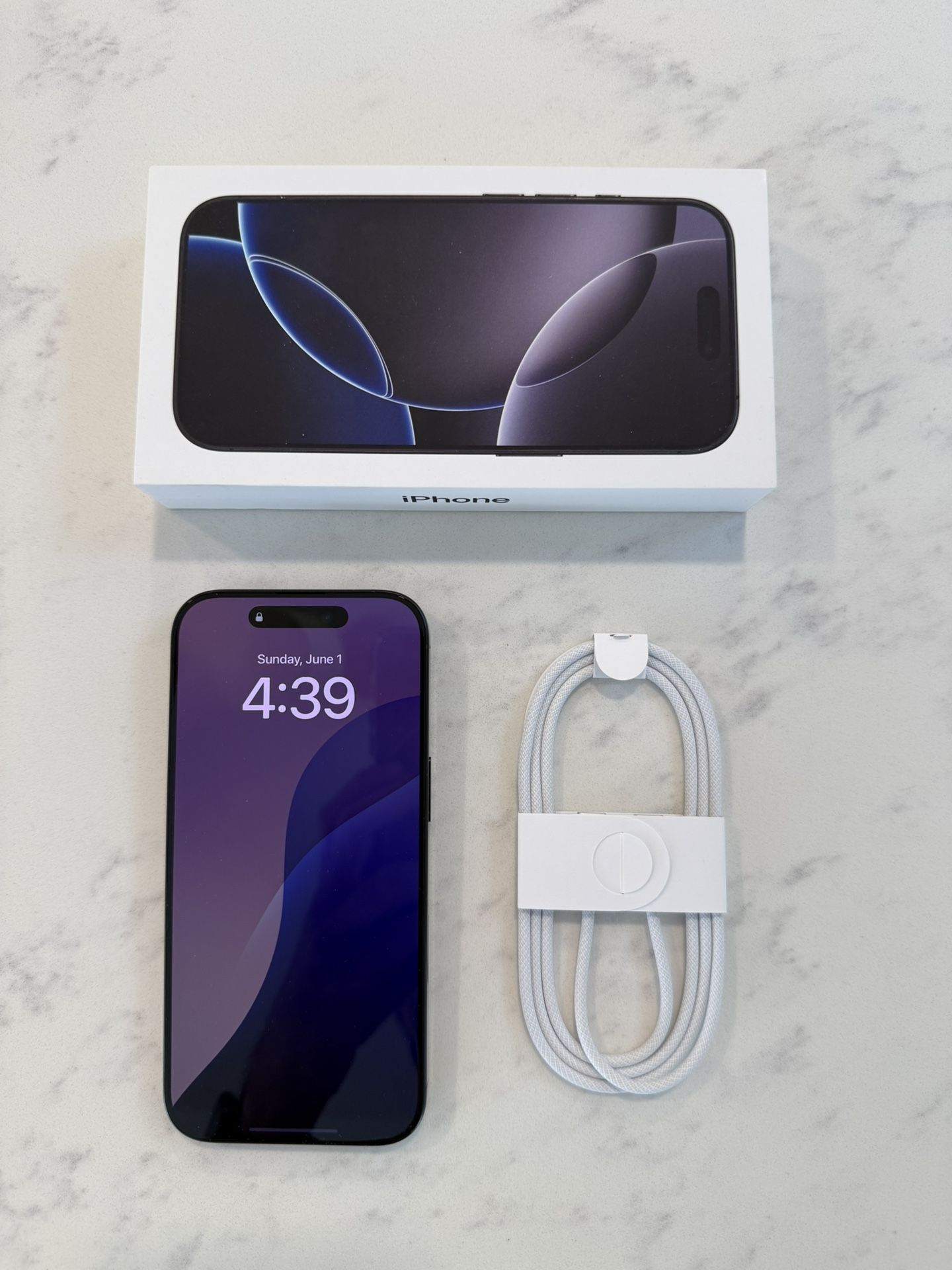 iPhone 16 Pro 128GB Black Titanium Brand New Unlocked