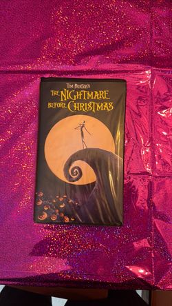 Nightmare Before Christmas VHS Tape
