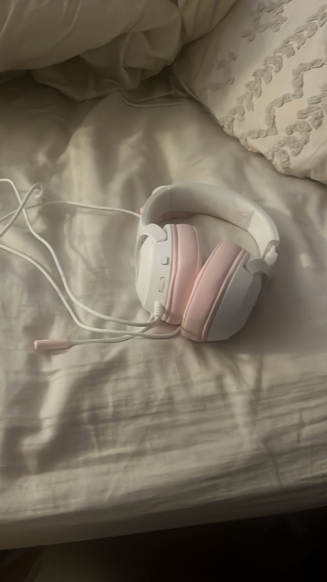 Pink headset