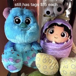 Disney park monsters Inc. plush