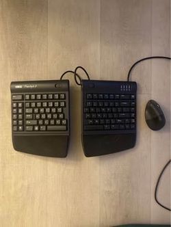 Kinesis Freestyle 2 Ergonomic Keyboard with Logitech Vertical Mouse