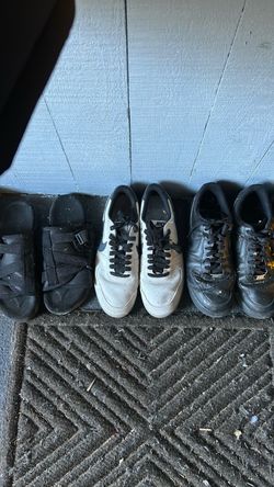 Nike Sneakers White and Black Low-Top