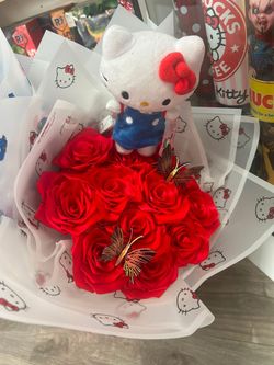 Rosas Eternas Hello Kitty