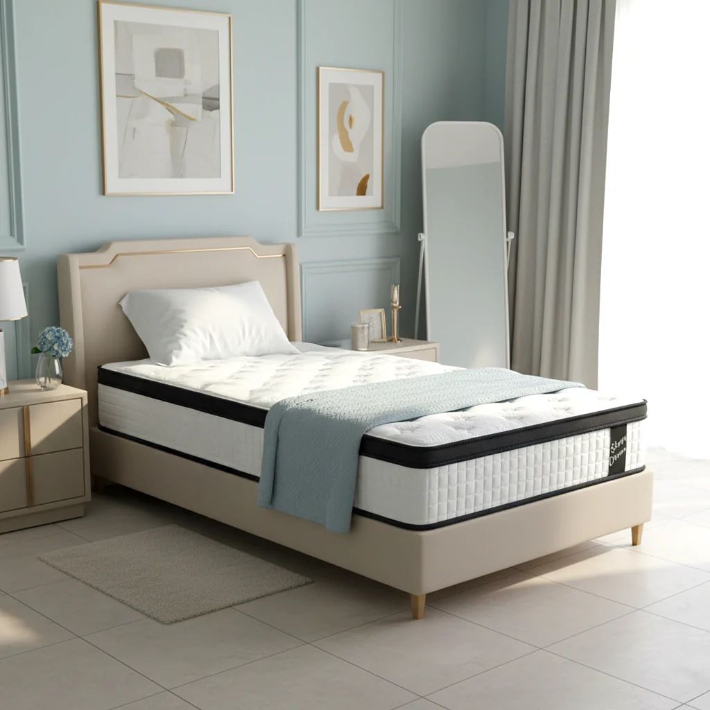 🎄Xmas Sale🎄Homy Casa Luna Twin Mattress Hybrid Memory Foam Bedroom Home Use