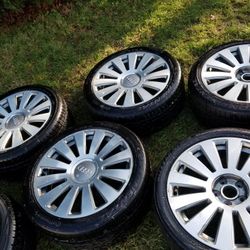 19" audi rims and tires