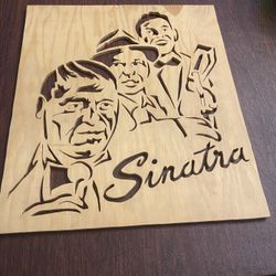 Sinatra Wood Cutout