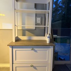 Filing Cabinet And Bookshelf $80